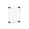 Azar Displays Floating Acrylic Wall Frame with Black Stand Off Caps 105506-BLK - alternate 1